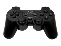 Esperanza Gamepad PC Sony PS2 och PS3 Svart in de groep HOME ELECTRONICS / Spelconsoles en accessoires / Sony PlayStation 2 bij TP E-commerce Nordic AB (C60428)