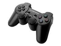 Esperanza TROOPER Gamepad PC Sony PlayStation 3 Svart in de groep HOME ELECTRONICS / Spelconsoles en accessoires / Sony PlayStation 3 bij TP E-commerce Nordic AB (C60443)