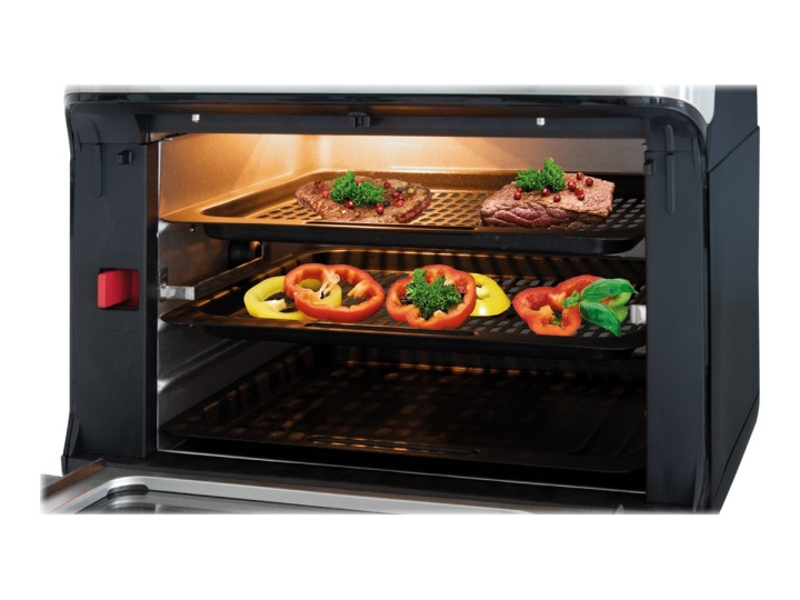 ProfiCook PC-FR 1200 H Airfryer 1500W Stainless steel/black in de groep HUISHOUDEN & TUIN / Huishoudelijke apparaten / Airfryers & friteuses bij TP E-commerce Nordic AB (C60468)