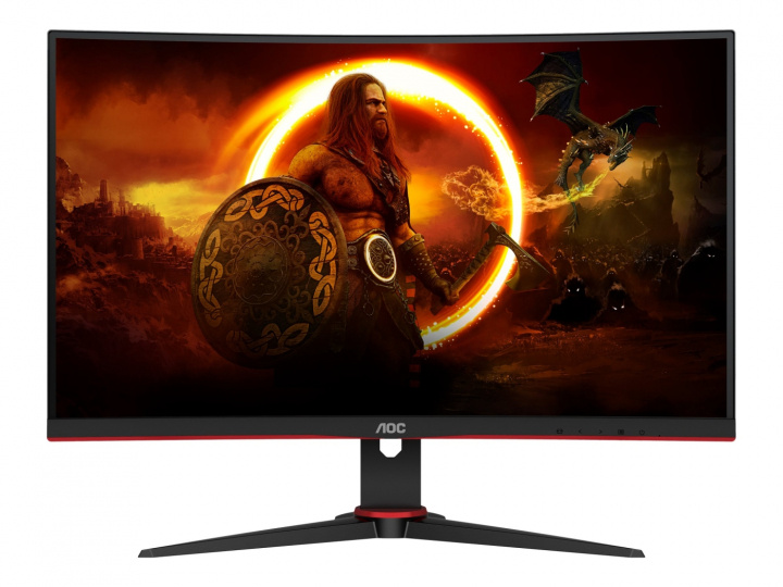 AOC Gaming C27G2E/BK 27 1920 x 1080 (Full HD) VGA (HD-15) HDMI DisplayPort 165Hz in de groep COMPUTERS & RANDAPPARATUUR / Computermonitor / Computermonitoren bij TP E-commerce Nordic AB (C60489)