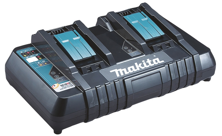 Makita DC18RD Battery charger 14,4V / 18V in de groep HUISHOUDEN & TUIN / Gereedschap / Batterijen voor Elektrisch Gereedschap bij TP E-commerce Nordic AB (C60506)