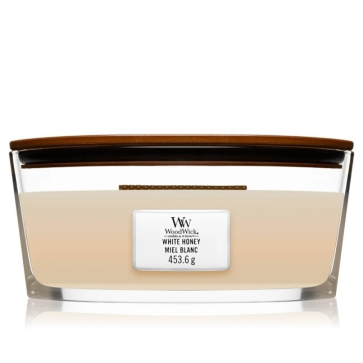 WoodWick Ellipse - White Honey in de groep BEAUTY & HEALTH / Geuren & Parfum / Overige geuren / Geurkaarsen bij TP E-commerce Nordic AB (C60581)