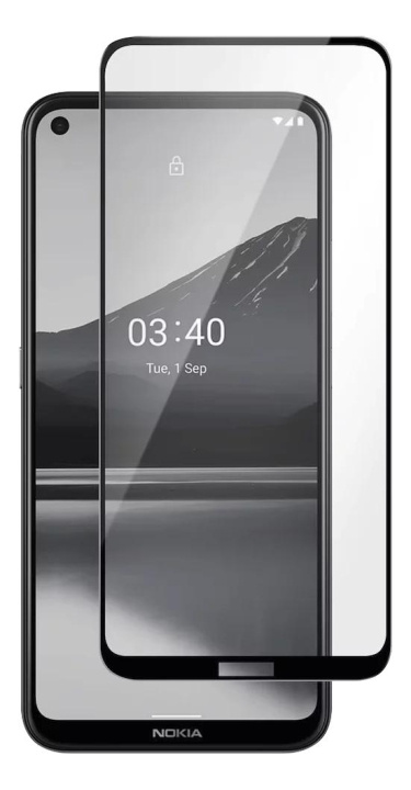 panzer 3.4 Full-fit Glass black in de groep SMARTPHONE & TABLETS / Mobielbescherming / Nokia/Microsoft bij TP E-commerce Nordic AB (C60631)