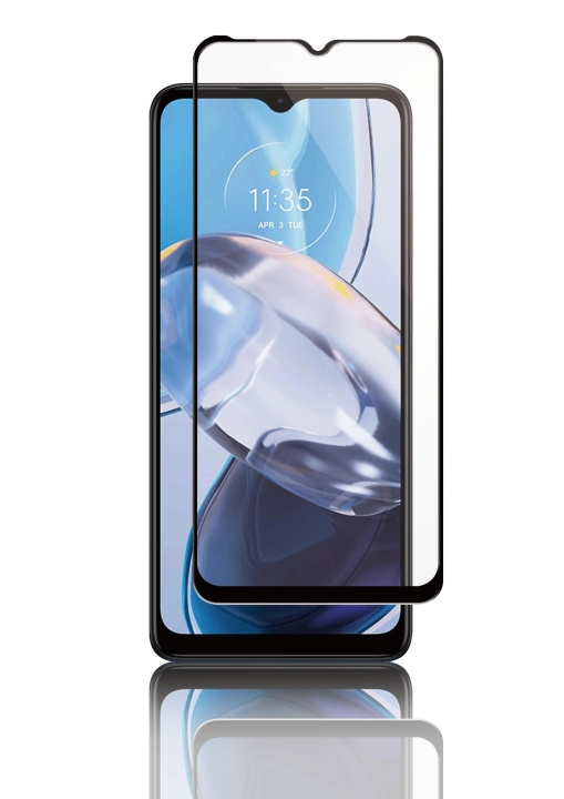panzer Motorola Moto E22i Full Fit Glass, Black in de groep SMARTPHONE & TABLETS / Mobielbescherming / Motorola bij TP E-commerce Nordic AB (C60695)