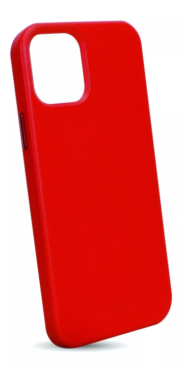 Puro iPhone 12/12 Pro SKY Cover Leather Look, Red in de groep SMARTPHONE & TABLETS / Mobielbescherming / Apple / Hobbykleuren / Tanden bleken thuis bij TP E-commerce Nordic AB (C60704)