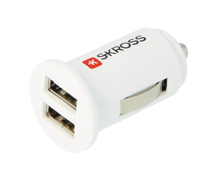 SKROSS Midget Dual USB-billaddare in de groep SMARTPHONE & TABLETS / Opladers & Kabels / Autoladers / Autoladers USB bij TP E-commerce Nordic AB (C60756)