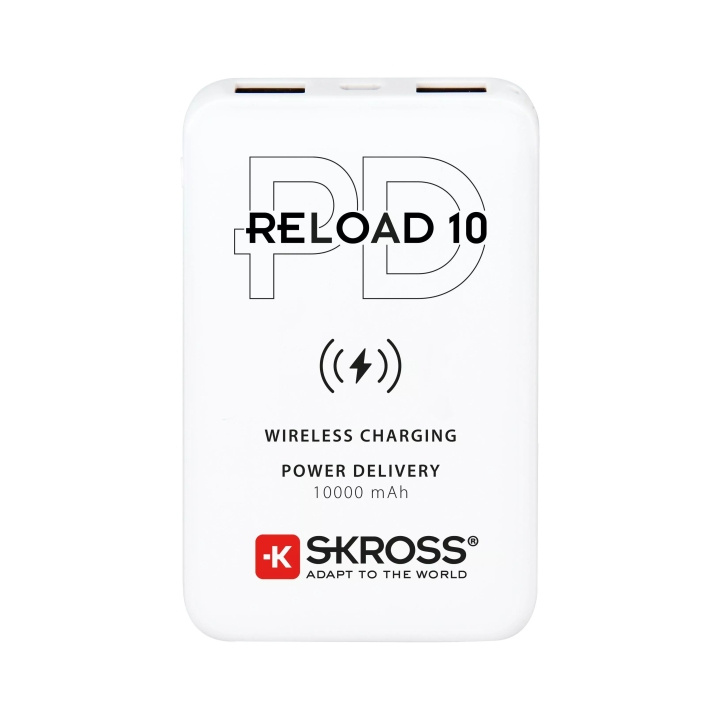SKROSS Reload 10, Power Bank, Wireless Qi, PD in de groep SMARTPHONE & TABLETS / Opladers & Kabels / Powerbanks bij TP E-commerce Nordic AB (C60759)