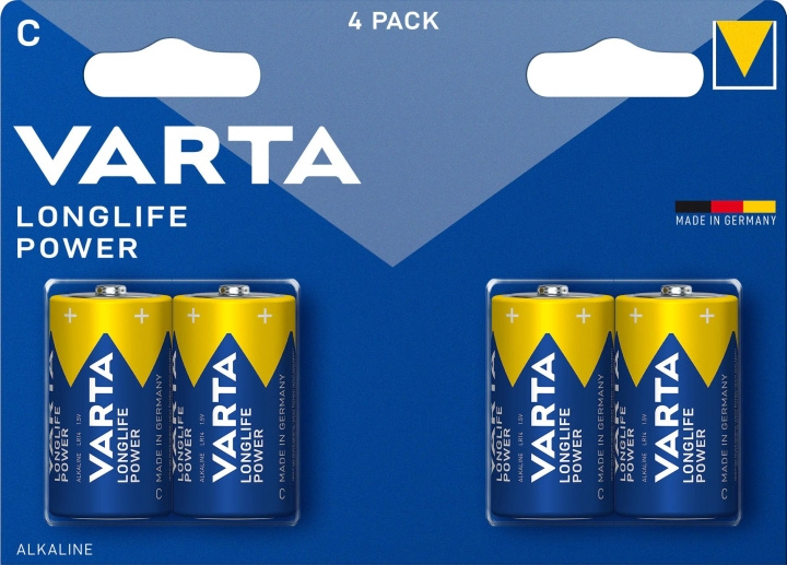 Varta Longlife Power C 4 Pack in de groep HOME ELECTRONICS / Batterijen & Opladers / Batterijen / Overigen bij TP E-commerce Nordic AB (C60781)