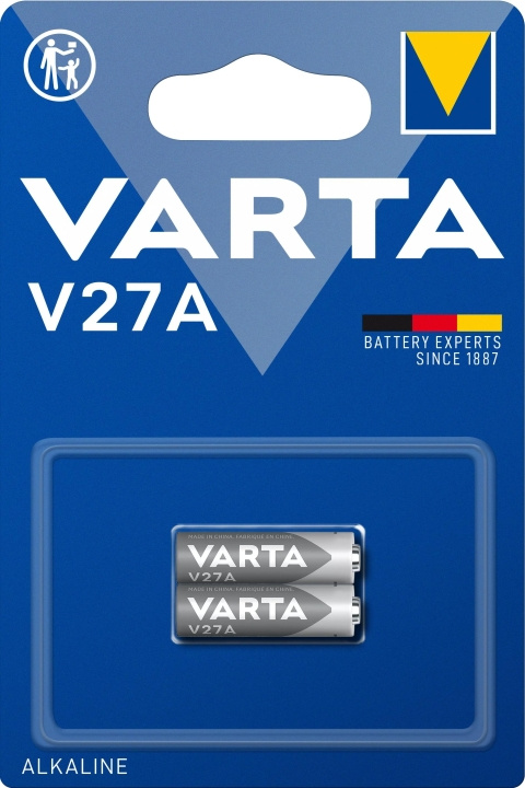 Varta V27A Alkaline Special Battery, 12V, 2 Pack in de groep HOME ELECTRONICS / Batterijen & Opladers / Batterijen / Overigen bij TP E-commerce Nordic AB (C60804)
