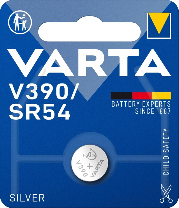 Varta V390/SR54 Silver Coin 1 Pack in de groep HOME ELECTRONICS / Batterijen & Opladers / Batterijen / Knoopcel bij TP E-commerce Nordic AB (C60812)