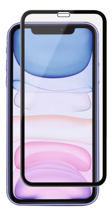 panzer iPhone X/XS/11 Pro, Full-Fit Silicate Glass, black in de groep SMARTPHONE & TABLETS / Mobielbescherming / Apple / Make-up spiegel bij TP E-commerce Nordic AB (C60823)