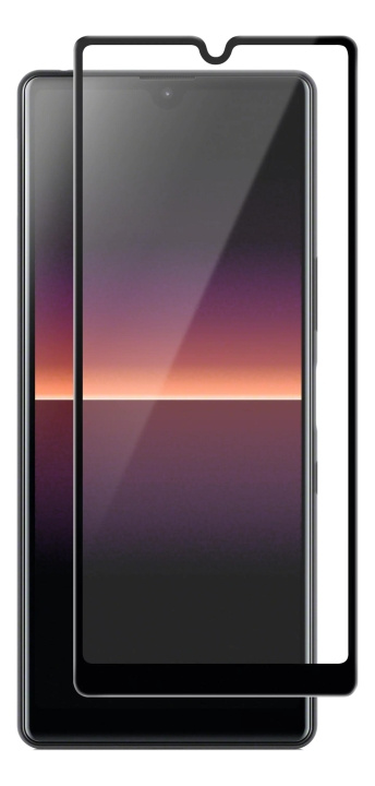 panzer Sony Xperia L4, Full-Fit Glass, black in de groep SMARTPHONE & TABLETS / Mobielbescherming / Sony bij TP E-commerce Nordic AB (C60832)