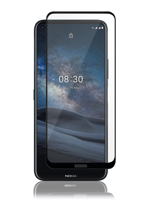 panzer Nokia 8.3 5G Full-Fit Glass Black in de groep SMARTPHONE & TABLETS / Mobielbescherming / Nokia/Microsoft bij TP E-commerce Nordic AB (C60836)
