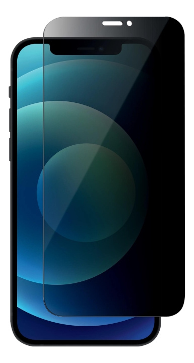 panzer iPhone 12/12 Pro, Full-Fit Privacy Glass 2-way in de groep SMARTPHONE & TABLETS / Mobielbescherming / Apple / Hobbykleuren bij TP E-commerce Nordic AB (C60839)