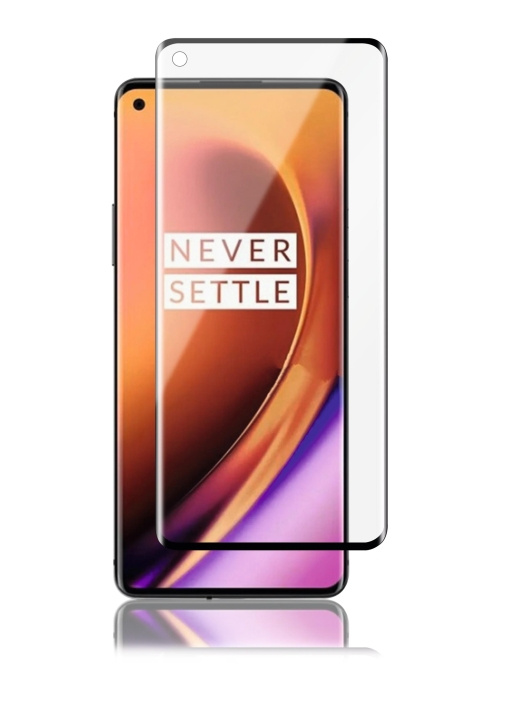 panzer OnePlus 8 Pro Curved glass AR, Black in de groep SMARTPHONE & TABLETS / Mobielbescherming / OnePlus bij TP E-commerce Nordic AB (C60842)