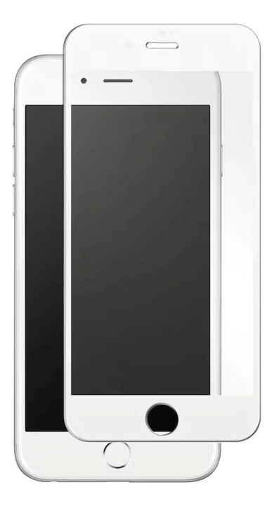 panzer iPhone 8/7/6S Full-Fit Silicate Glass white in de groep SMARTPHONE & TABLETS / Mobielbescherming / Apple / iPhone 8 bij TP E-commerce Nordic AB (C60845)