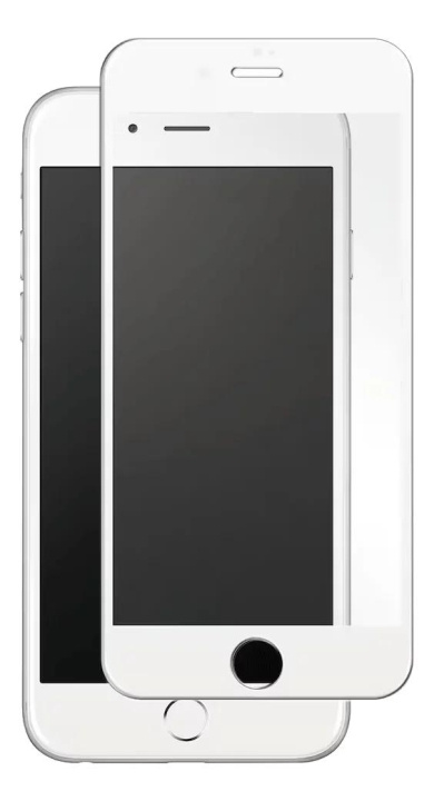 panzer iPhone 8/7/6S Plus Full-Fit Glass white in de groep SMARTPHONE & TABLETS / Mobielbescherming / Apple / iPhone 8 bij TP E-commerce Nordic AB (C60847)