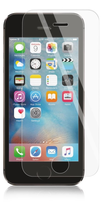 panzer iPhone SE/5S/5, Tempered Glass in de groep SMARTPHONE & TABLETS / Mobielbescherming / Apple / iPhone 5/5S/SE bij TP E-commerce Nordic AB (C60853)