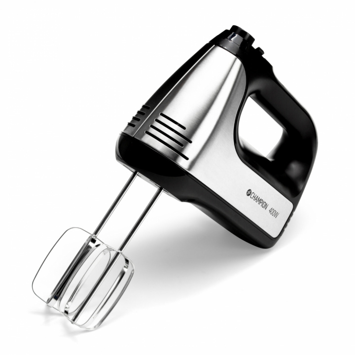 Champion Elvisp 400W 5-hastigheter + Turbo EV400 Svart/Rostfri in de groep HUISHOUDEN & TUIN / Huishoudelijke apparaten / Keukentools & -apparatuur / Mixers bij TP E-commerce Nordic AB (C60855)