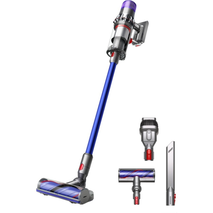 Dyson v11 Blue/Nickel (2023) Dammsugare/handhållen 185AW 0,77 liter in de groep HUISHOUDEN & TUIN / Schoonmaakproducten / Stofzuigers & Accessoires / Handstofzuigers bij TP E-commerce Nordic AB (C60903)