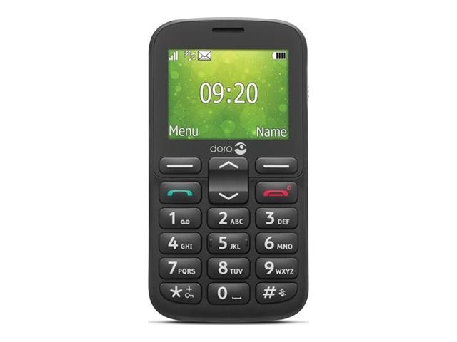 Doro 1380 Svart in de groep SMARTPHONE & TABLETS / Mobiele telefoons & smartphones bij TP E-commerce Nordic AB (C60904)