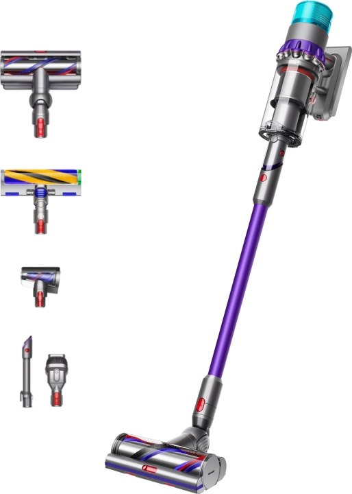 Dyson Gen5 Detect Absolute Iron/Lila HEPA Stick/Handhållen 280W 0,77liter in de groep HUISHOUDEN & TUIN / Schoonmaakproducten / Stofzuigers & Accessoires / Handstofzuigers bij TP E-commerce Nordic AB (C60905)