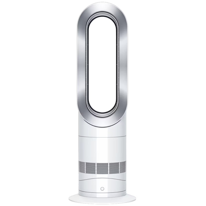 Dyson Hot+Cool Jet Focus AM09 kylfläkt/värmare Golvstående Silver Vit in de groep HUISHOUDEN & TUIN / Ventilatoren & Klimaatproducten / Vloerventilatoren bij TP E-commerce Nordic AB (C60907)