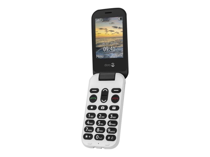Doro 6060 2.8 Svart in de groep SMARTPHONE & TABLETS / Mobiele telefoons & smartphones bij TP E-commerce Nordic AB (C60920)