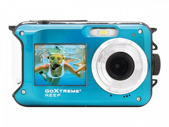 Easypix GoXtreme Reef 8Megapixel Blå Digitalkamera in de groep HOME ELECTRONICS / Foto & Video / Camera\'s bij TP E-commerce Nordic AB (C60924)