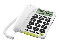 Doro PhoneEasy 312cs Telefon med kabel LCD-skärm in de groep SMARTPHONE & TABLETS / Mobiele telefoons & smartphones bij TP E-commerce Nordic AB (C60940)