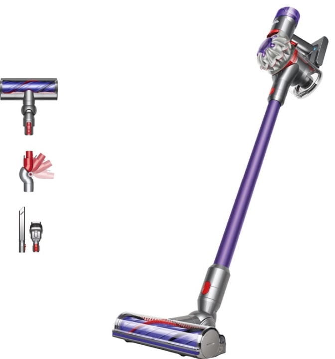 Dyson V8 Origin Paars/Zilver Stofzuiger Stok/Handheld 115W 0,54 liter in de groep HUISHOUDEN & TUIN / Schoonmaakproducten / Stofzuigers & Accessoires / Handstofzuigers bij TP E-commerce Nordic AB (C60946)