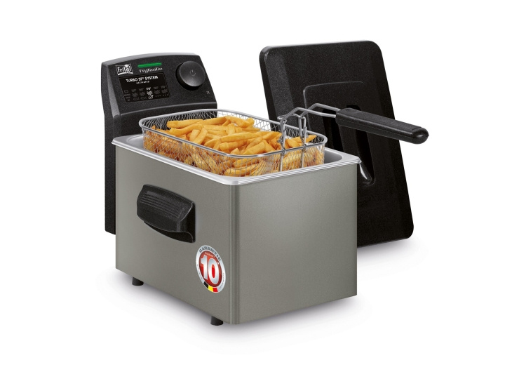 FRITEL FryTastic Fritös 3 liter Antracit/silver in de groep HUISHOUDEN & TUIN / Huishoudelijke apparaten / Airfryers & friteuses bij TP E-commerce Nordic AB (C61035)