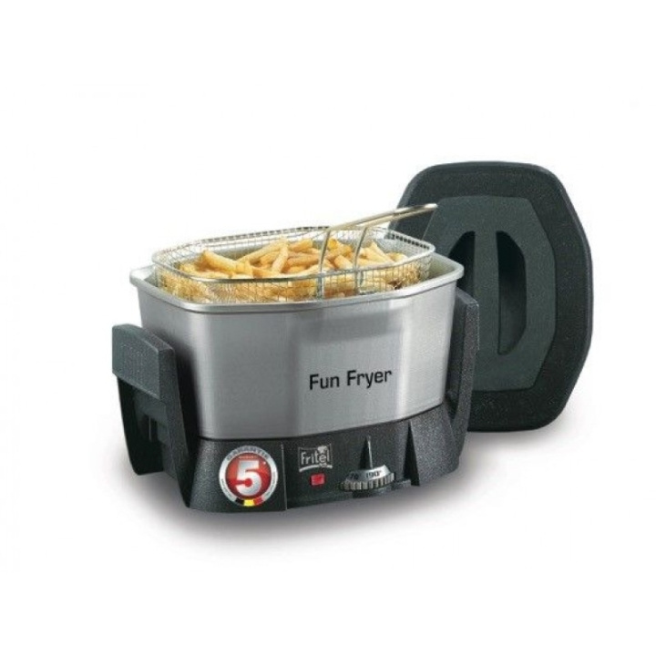 FRITEL Starter Deep Fryer 1.5 liters Black/gray/silver in de groep HUISHOUDEN & TUIN / Huishoudelijke apparaten / Airfryers & friteuses bij TP E-commerce Nordic AB (C61068)