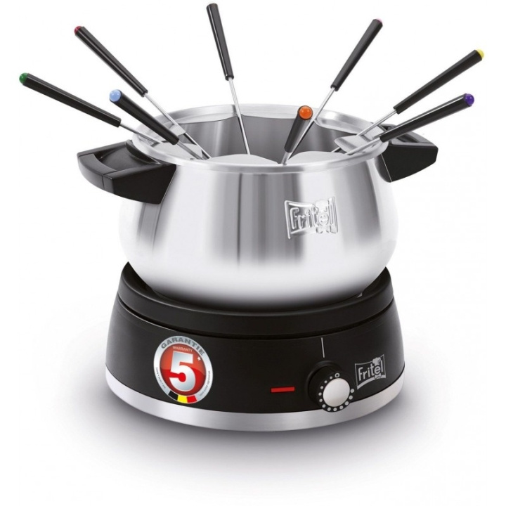 FRITEL Family Fonduegryta 1,5 liter Svart/rostfritt stål in de groep HUISHOUDEN & TUIN / Huishoudelijke apparaten / Fondue bij TP E-commerce Nordic AB (C61069)