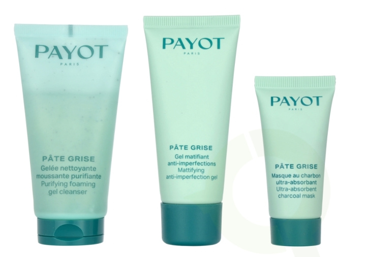 Payot Anti-Imperfections Set 95 ml Gel Cleanser 50ml/Mattifying Anti-Imperfection Gel 30ml /Ultra-Absorbant Mask 15ml in de groep BEAUTY & HEALTH / Cadeausets / Cadeausets voor haar bij TP E-commerce Nordic AB (C61108)