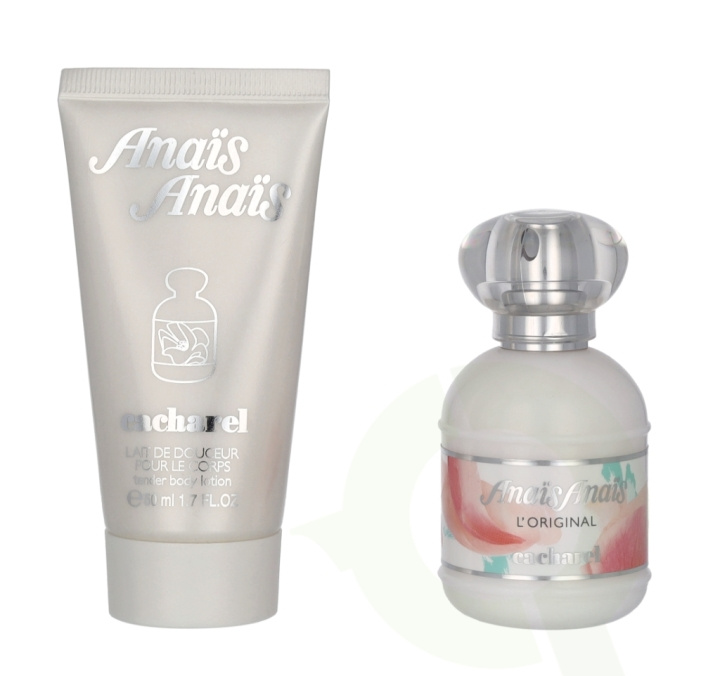 Cacharel Anais Anais L\'Original Giftset 80 ml Edt Spray 30ml/Tender Body Lotion 50ml in de groep BEAUTY & HEALTH / Cadeausets / Cadeausets voor haar bij TP E-commerce Nordic AB (C61136)