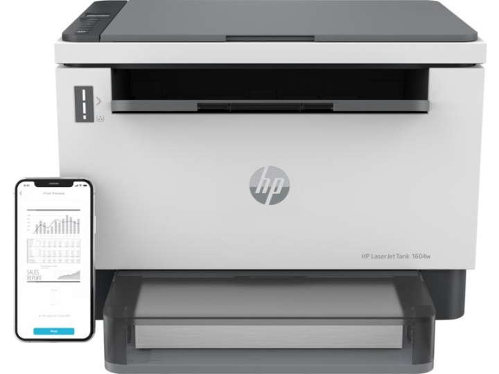 HP LaserJet Tank MFP 1604w-printer in de groep COMPUTERS & RANDAPPARATUUR / Printers & Accessoires / Printers / 3D-printer en Accessoires / Skrivare bij TP E-commerce Nordic AB (C61187)