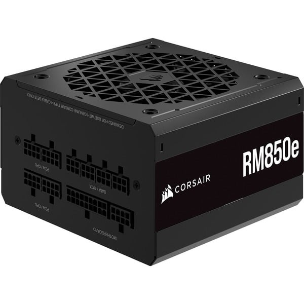 Corsair RM850e nätaggregat 850 W 24-pin ATX ATX Svart in de groep COMPUTERS & RANDAPPARATUUR / Computeronderdelen / Voeding/PSU bij TP E-commerce Nordic AB (C61305)