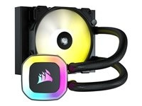 Corsair H55 RGB kylsystem 1-pack Svart Vit 120 mm in de groep COMPUTERS & RANDAPPARATUUR / Computeronderdelen / Koeling / Processorkoelers bij TP E-commerce Nordic AB (C61319)