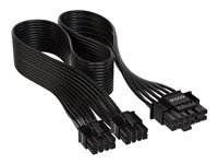 Corsair 12VHPWR (female) - 8 pin PCI Express power (female) Black Power cable in de groep COMPUTERS & RANDAPPARATUUR / Netwerk / Netwerkkaarten / PCI Express bij TP E-commerce Nordic AB (C61372)