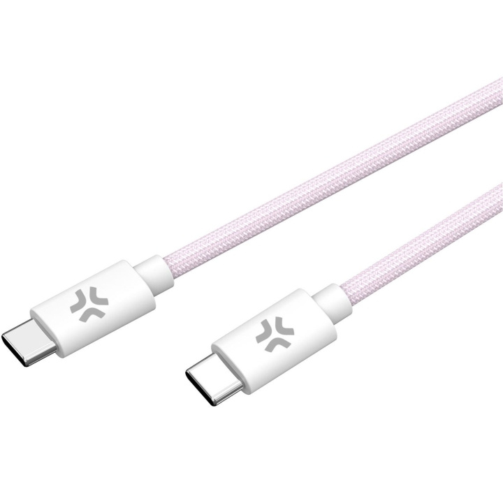 Celly USB-C - USB-C-kabel 60W 1,5 m Rosa in de groep SMARTPHONE & TABLETS / Opladers & Kabels / Kabels / Kabels Type C bij TP E-commerce Nordic AB (C61396)