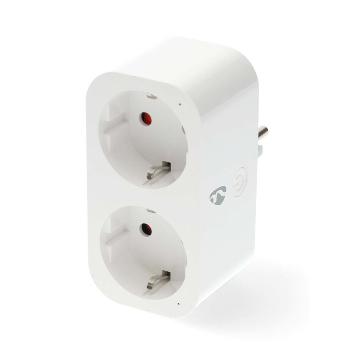 Nedis SmartLife Slimme Stekker | Wi-Fi | IP21 | Energiemeter | 3680 W | Type F (CEE 7/7) | 0 - 55 °C | Android™ / IOS | 2-wegs | Wit | 1 Stuks in de groep HUISHOUDEN & TUIN / Smart home / Smart plugs bij TP E-commerce Nordic AB (C61440)