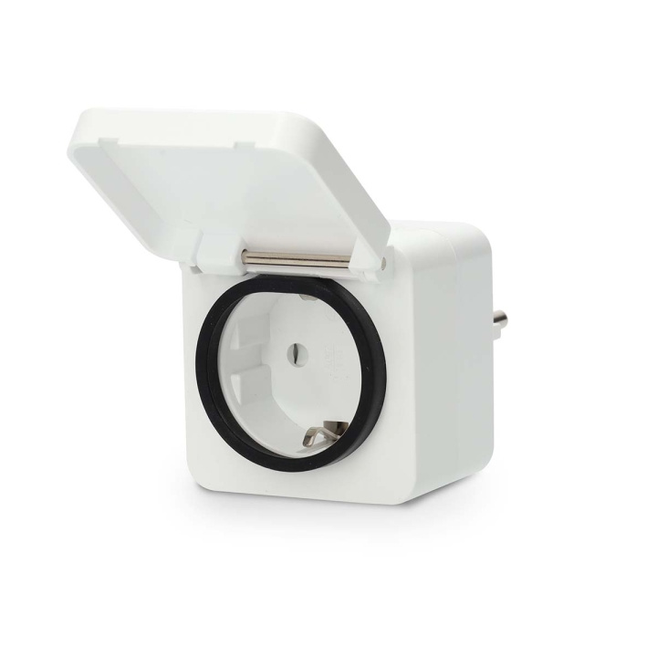 Nedis SmartLife Slimme Stekker | Zigbee 3.0 | IP44 | Energiemeter | 3680 W | Type F (CEE 7/7) | -25 - 55 °C | Android™ / IOS | Wit | 1 Stuks in de groep HUISHOUDEN & TUIN / Smart home / Smart plugs bij TP E-commerce Nordic AB (C61443)