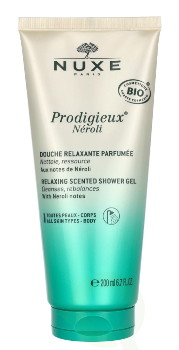 Nuxe Prodigieux Neroli Relaxing Scented Shower Gel 200 ml in de groep BEAUTY & HEALTH / Huidsverzorging / Lichaamsverzorging / Bad- en douchegels bij TP E-commerce Nordic AB (C61489)