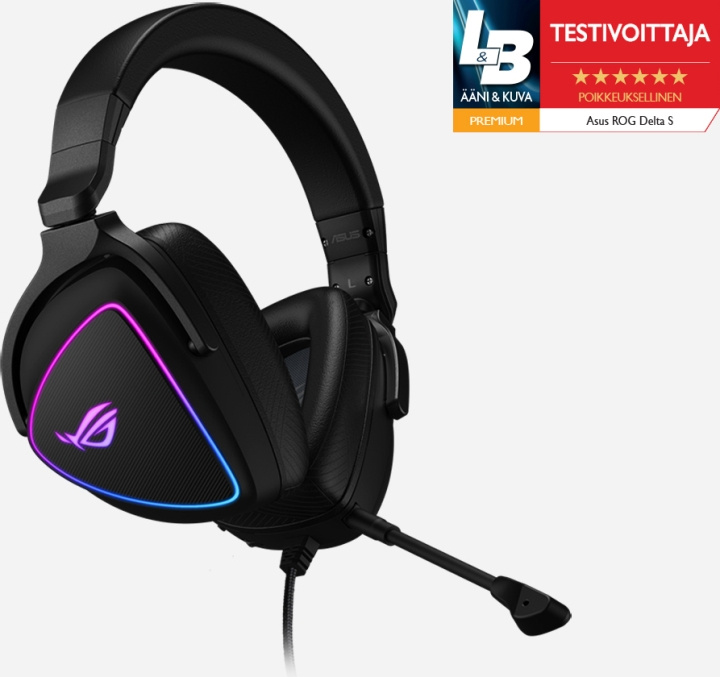 Asus ROG Delta S headset in de groep COMPUTERS & RANDAPPARATUUR / GAMING / Koptelefoon bij TP E-commerce Nordic AB (C61607)