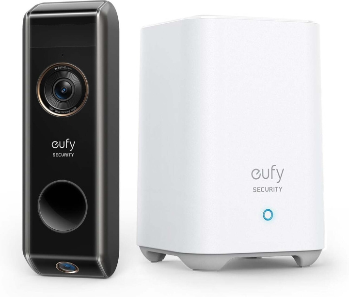 Anker eufy videodörrklocka Dubbel 2K videodörrklocka med två kameror, inkluderar en hemstation in de groep HUISHOUDEN & TUIN / Alarm & Beveiliging / Deurbellen bij TP E-commerce Nordic AB (C61610)