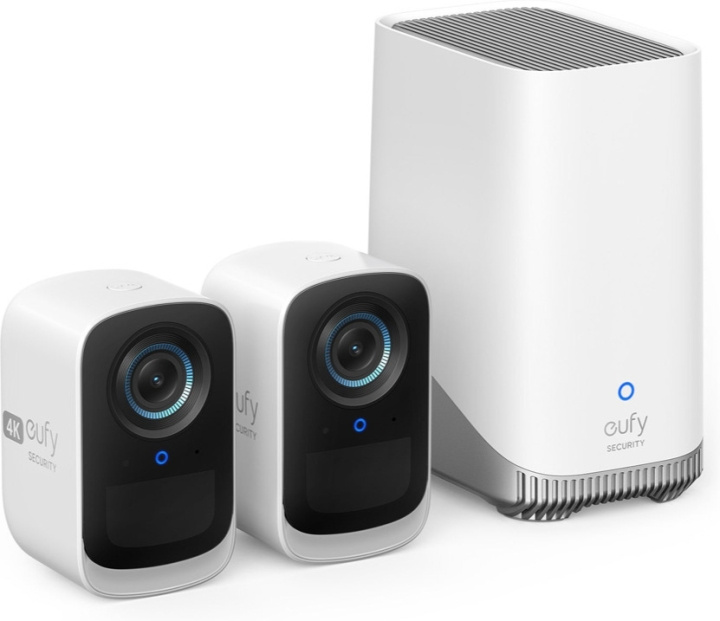 Anker eufyCam 3C övervakningssystem med två kameror, 4K-upplösning in de groep HUISHOUDEN & TUIN / Alarm & Beveiliging / Beveiligingscamera\'s / Digitaal (netwerk) / Buitencamera\'s bij TP E-commerce Nordic AB (C61631)