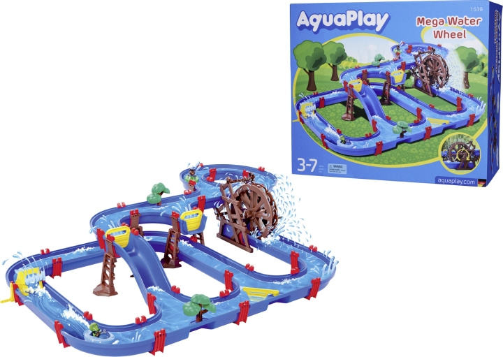 AquaPlay Mega Water Wheel vattenlekplats in de groep SPEELGOED, KINDER- & BABYPRODUCTEN / Speelgoed / Speelgoed bij TP E-commerce Nordic AB (C61651)