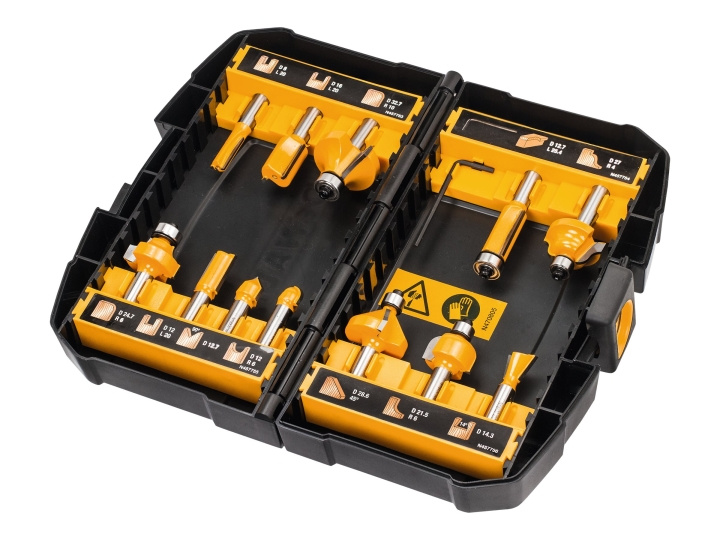 DeWALT DT90016-QZ Router Bit Set in de groep HUISHOUDEN & TUIN / Gereedschap / Overig gereedschap & Accessoires bij TP E-commerce Nordic AB (C61693)