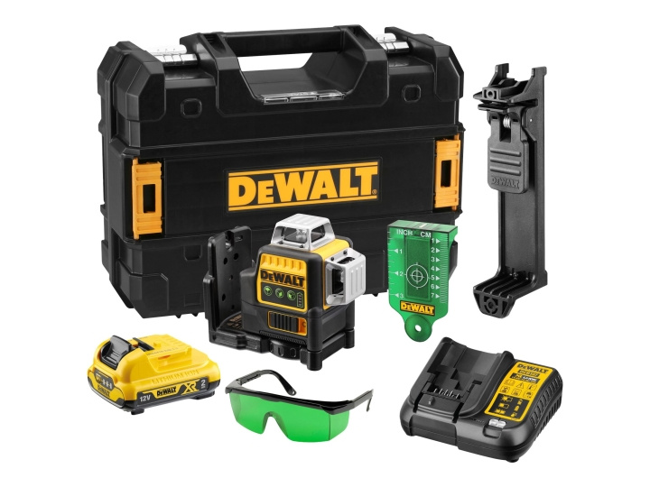 DeWALT DCE089D1G-QW Cross Line Laser Level in de groep HUISHOUDEN & TUIN / Gereedschap / Overig gereedschap & Accessoires bij TP E-commerce Nordic AB (C61701)